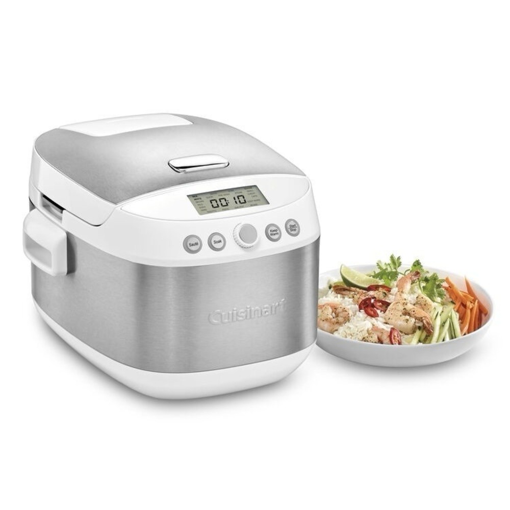 Cuisinart Silver White Rice Slow Cooker  Discontinued 10 Cup Grain Multicooker